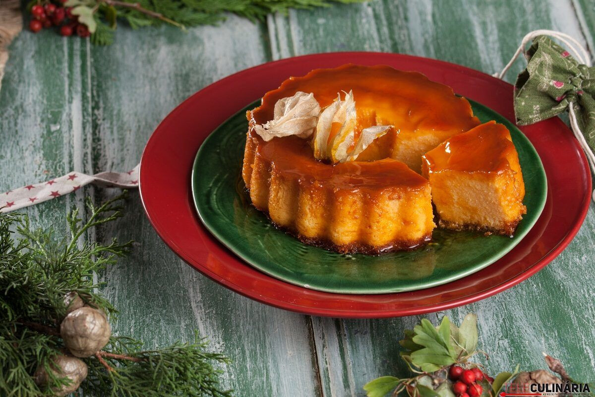 Pudim de requeijão delicioso