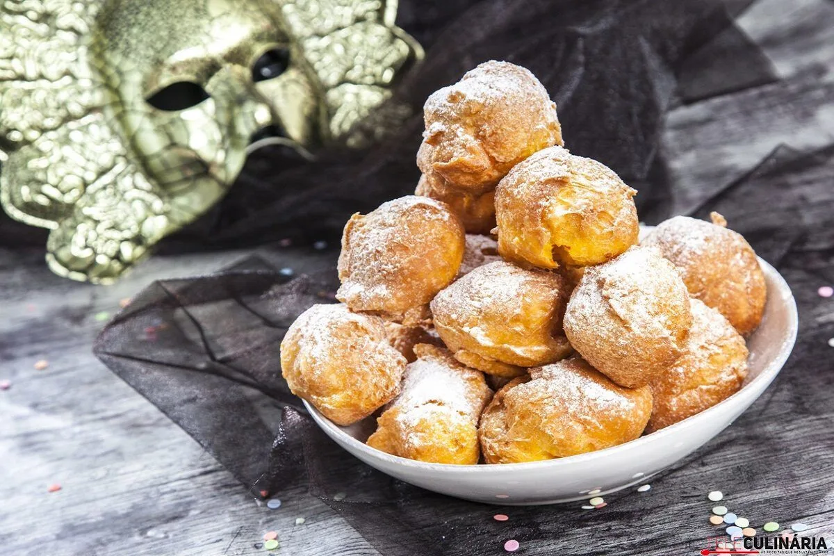 Receita simples de Sonhos de cenoura