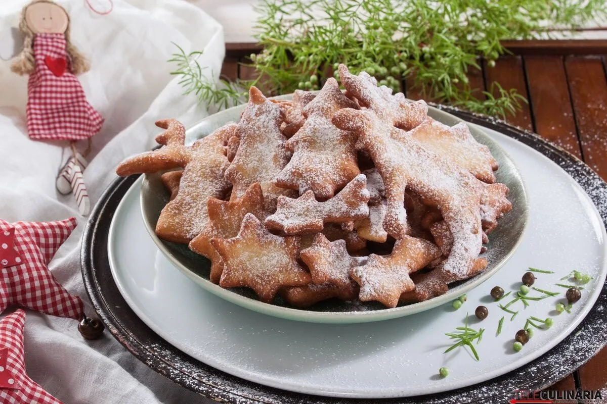 Receita de fritos de Natal