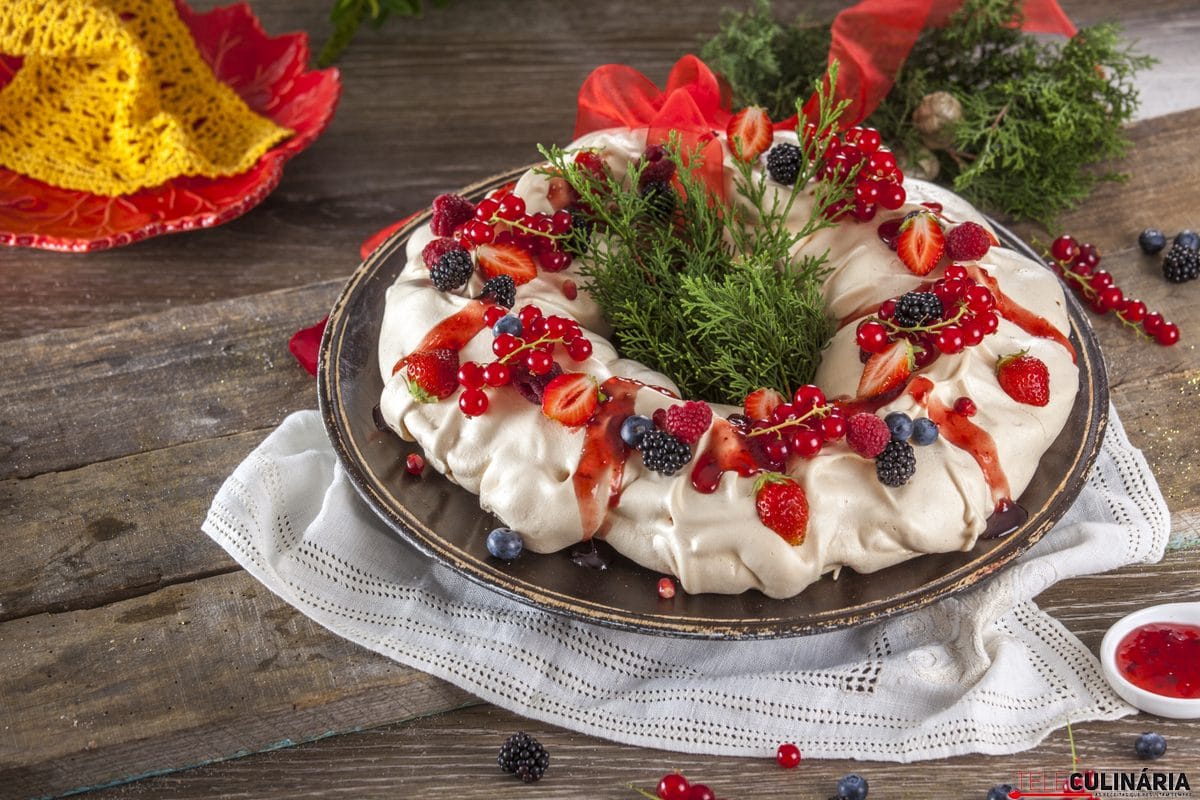 pavlova de natal