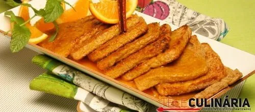 Rabanadas no forno light