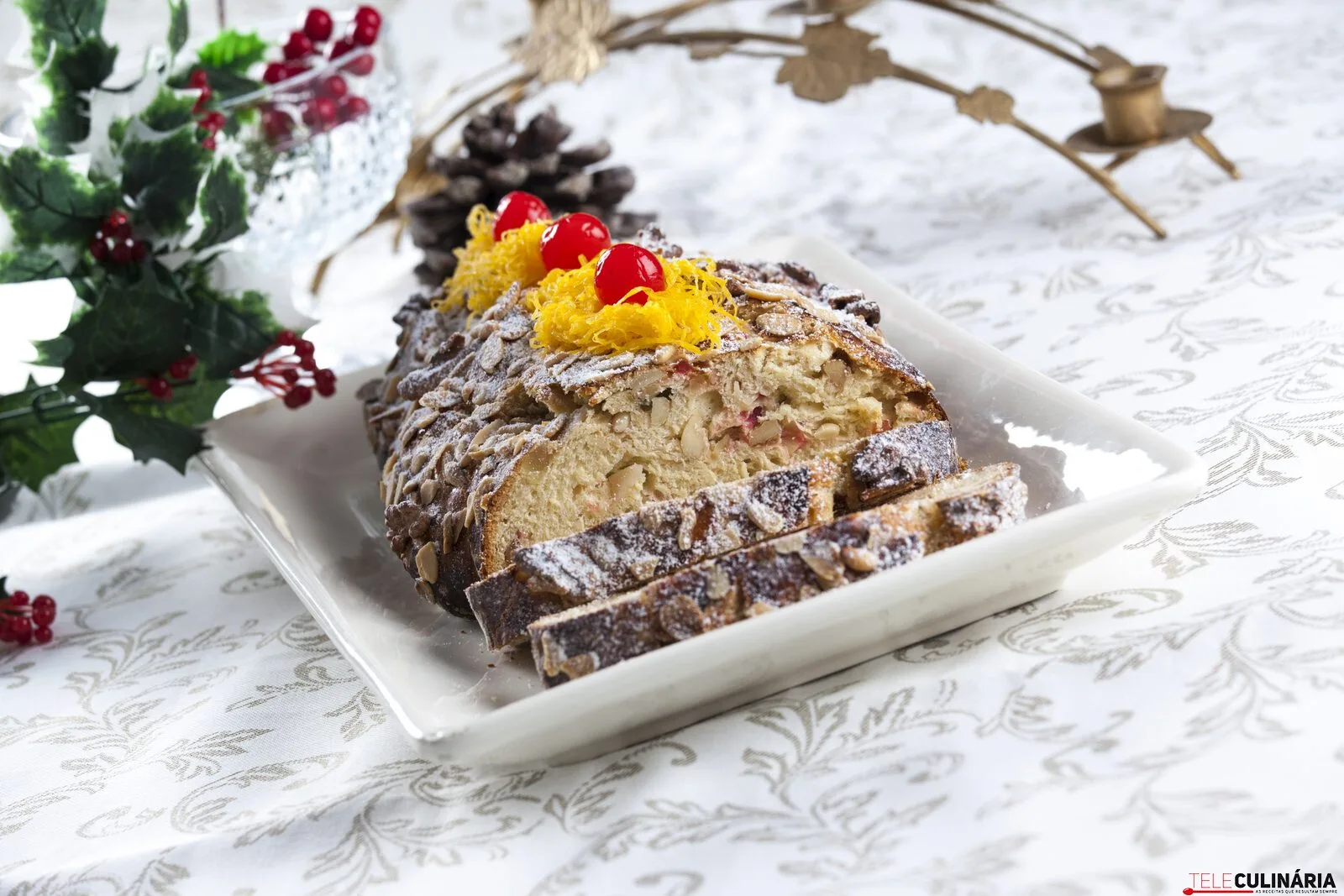 Trança com frutos secos