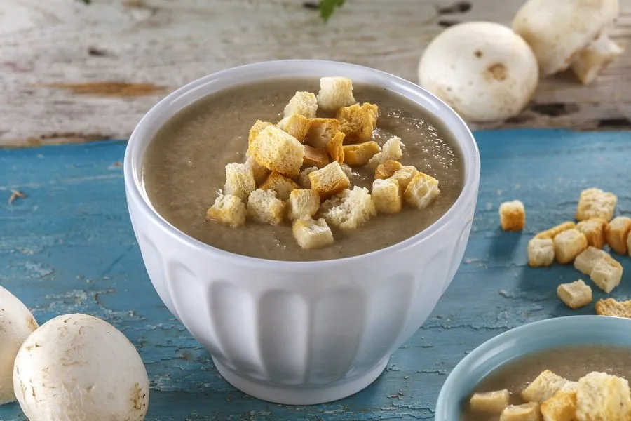 Creme de cogumelos -@Teleculinaria