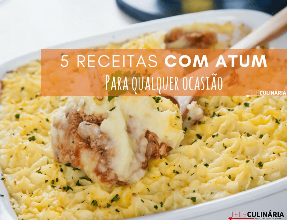 5 receitas com atum