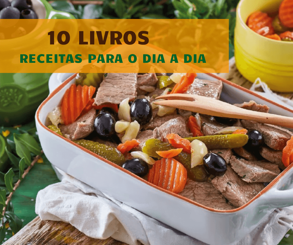 10 livros de receitas para o dia a dia