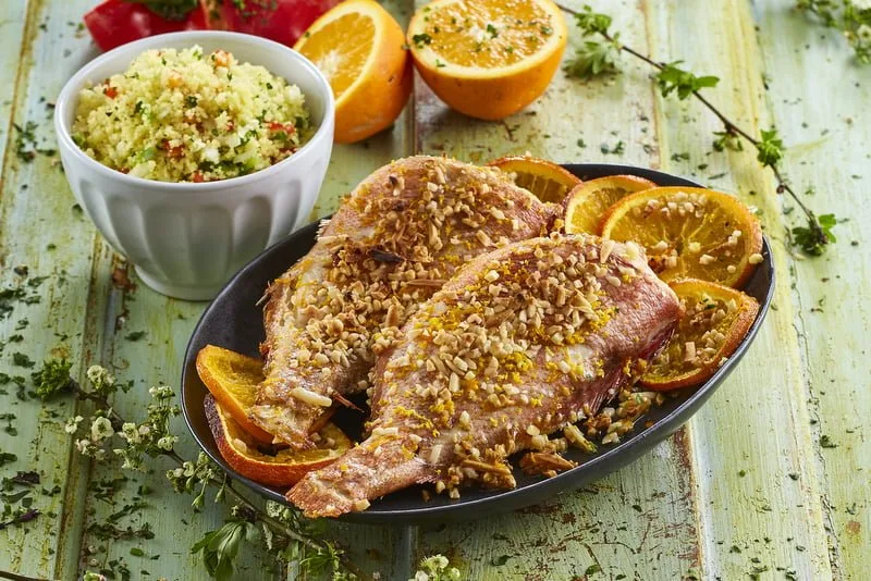 Red Fish assado com laranja - TeleCulinária