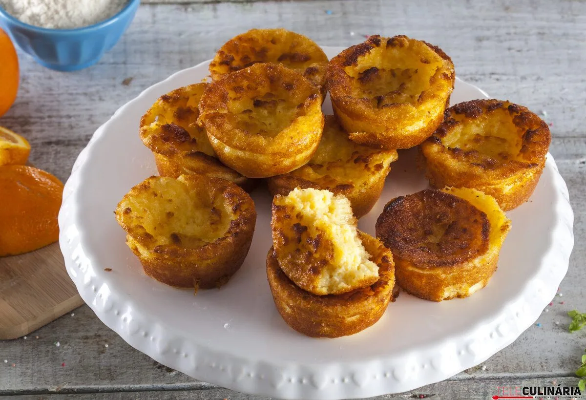 Queijadas de laranja- Receita Fácil e Deliciosa