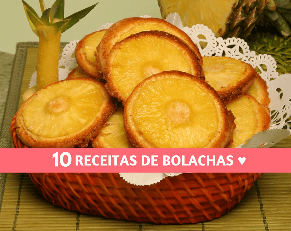 10 receitas de bolachas