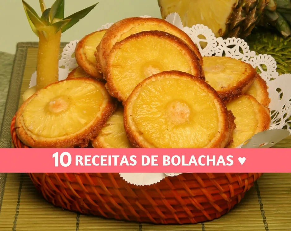 10 receitas de bolachas
