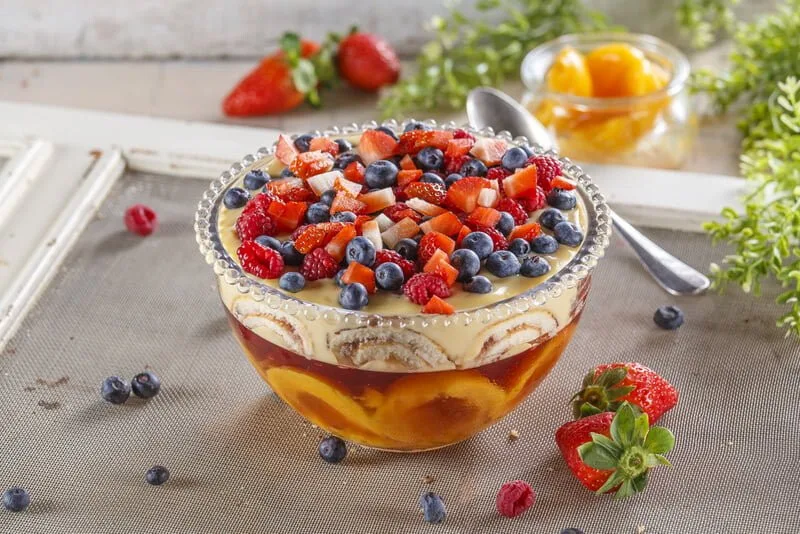 5 doces com gelatina