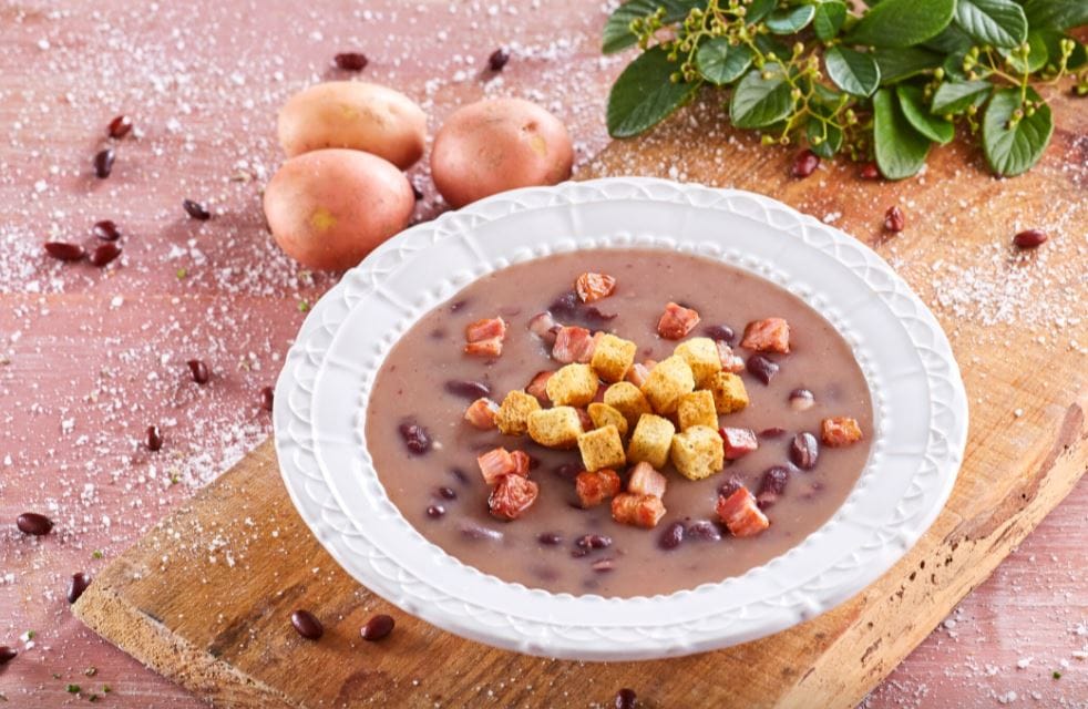 Creme de feijão encarnado @TeleCulinária