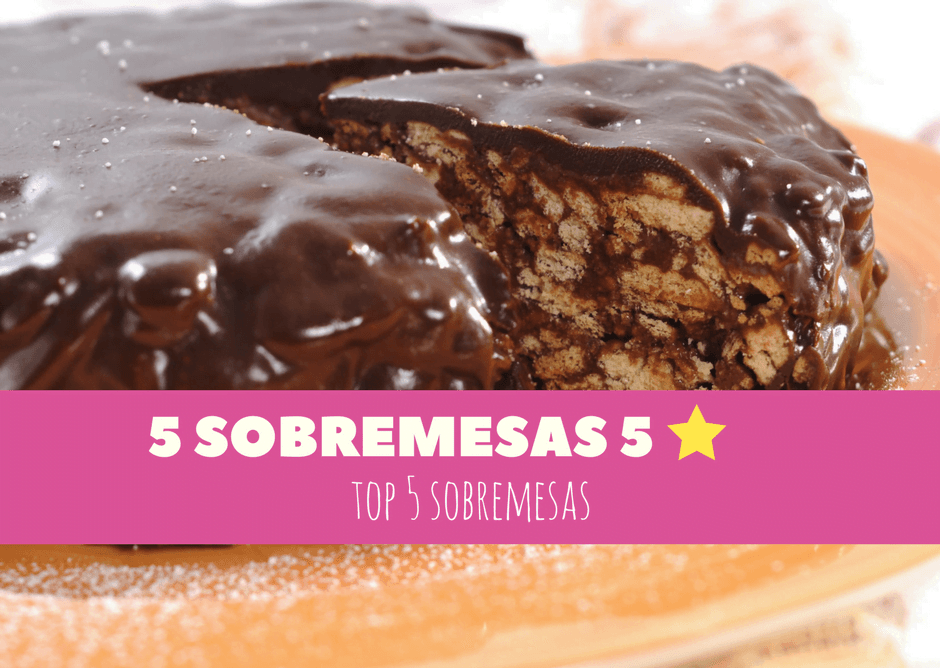 5 sobremesas 5 estrelas!