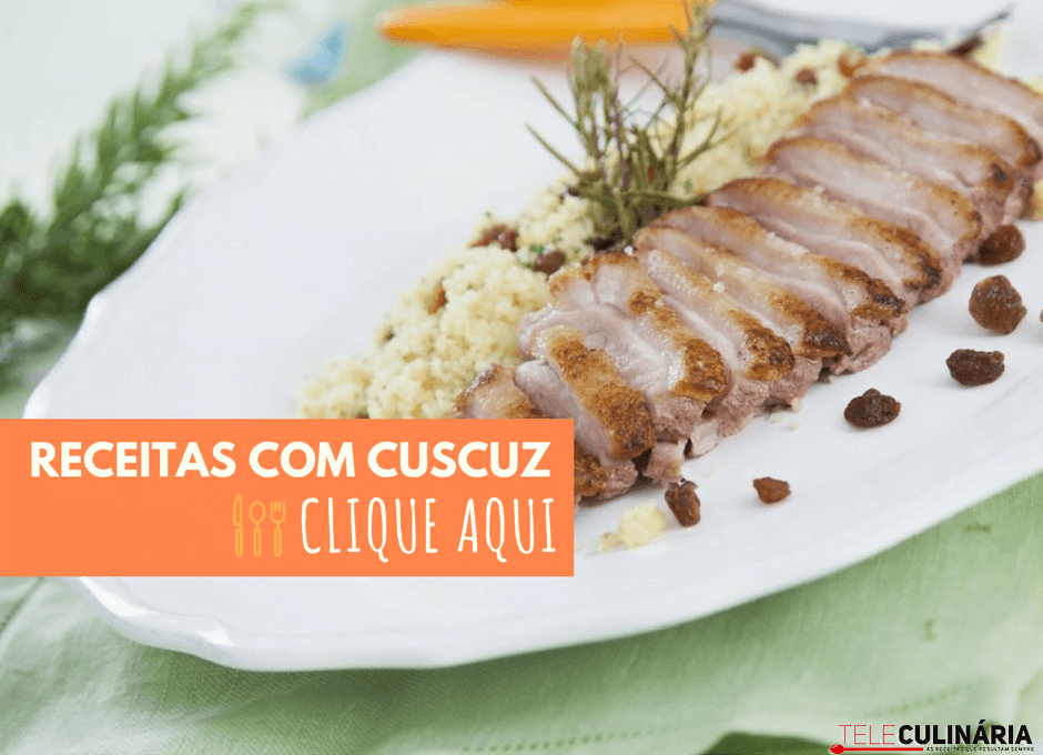 Receitas com cuscuz