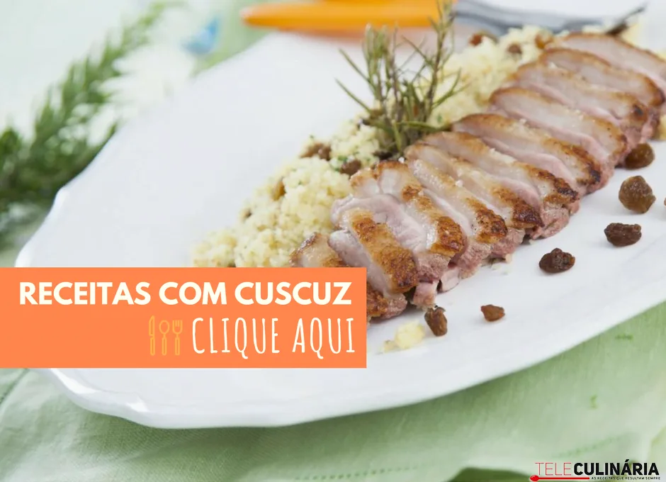 Receitas com cuscuz
