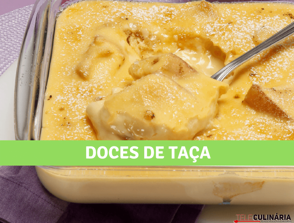 Doces de taça