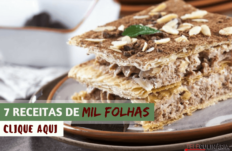 7 receitas de mil folhas