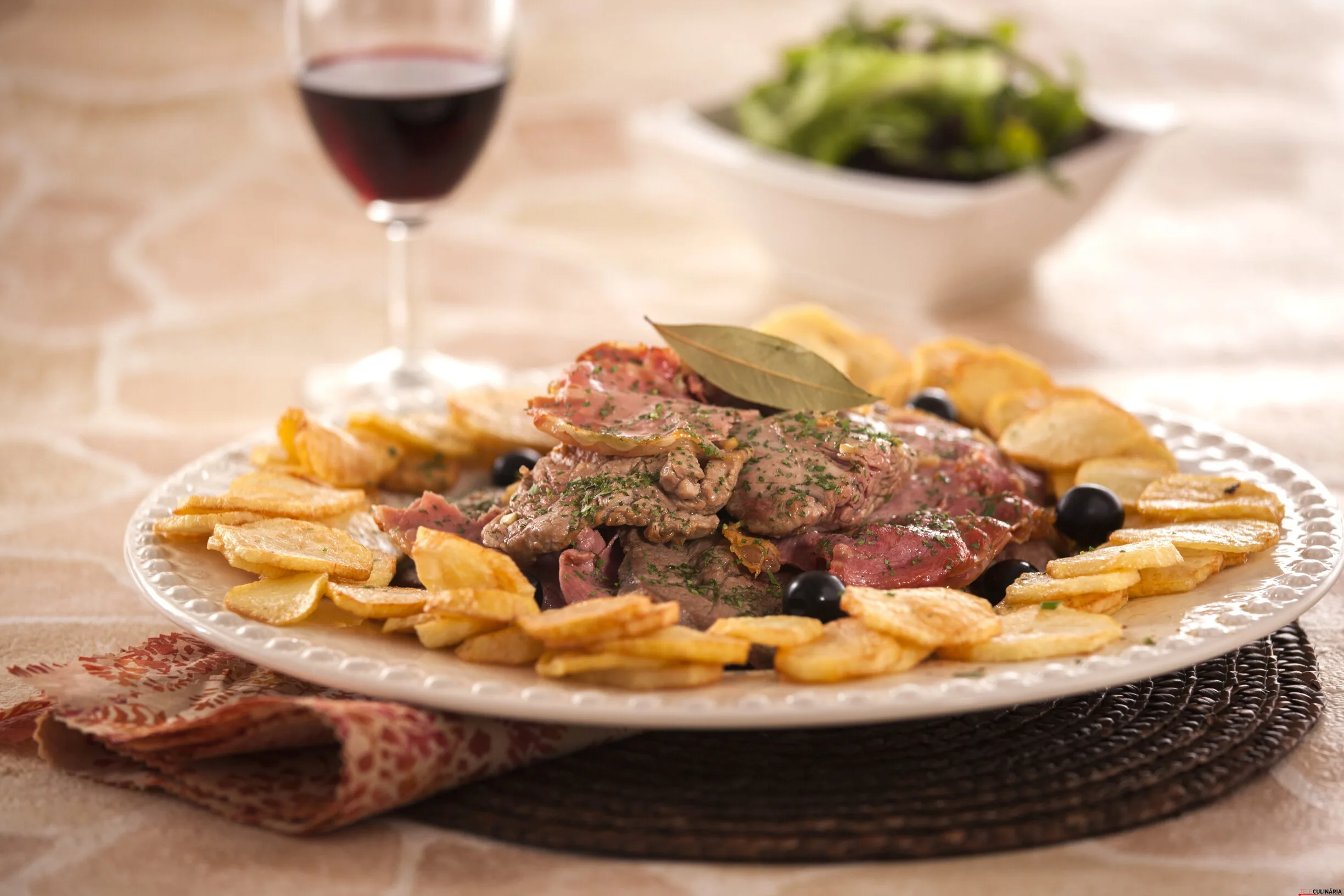 Bifes de vaca à portuguesa