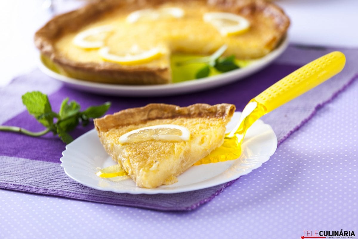 receita de tarte de limão e coco