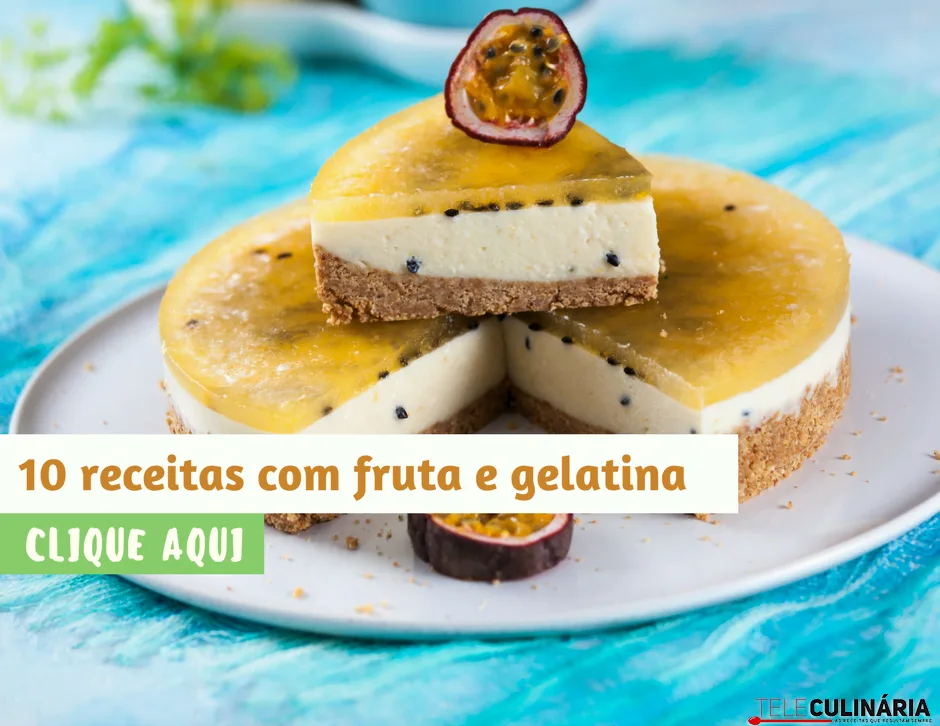 10 receitas com fruta e gelatina