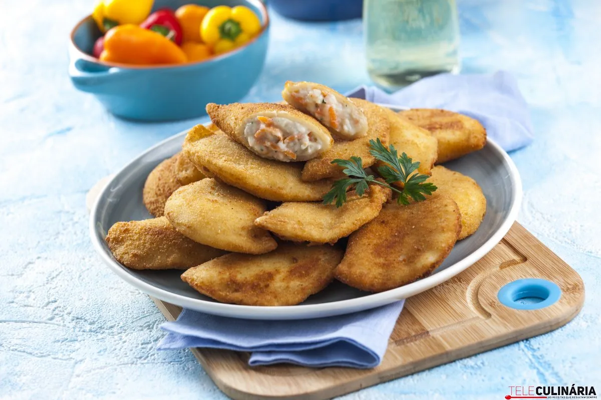 receita de rissóis de pescada