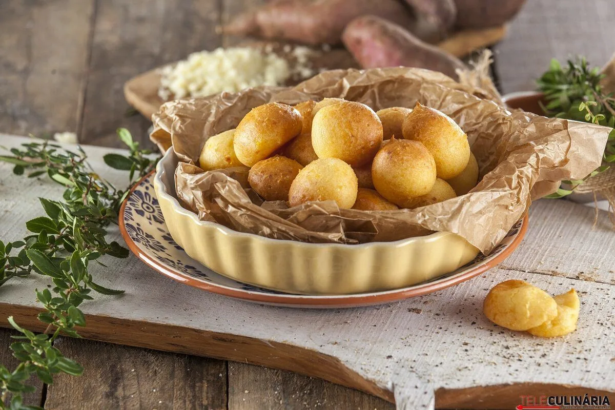 Pão de queijo com batata-doce