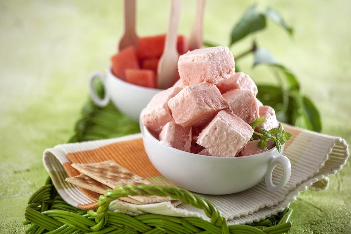 gelado de melancia