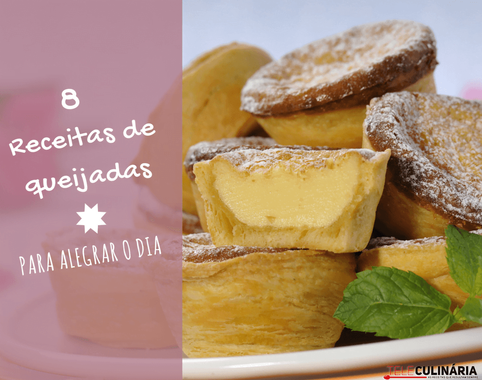 8 receitas de queijadas