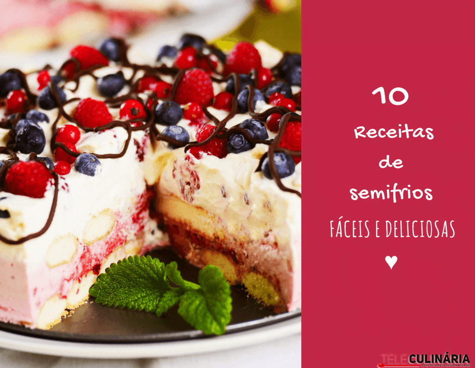 10 receitas de semifrios