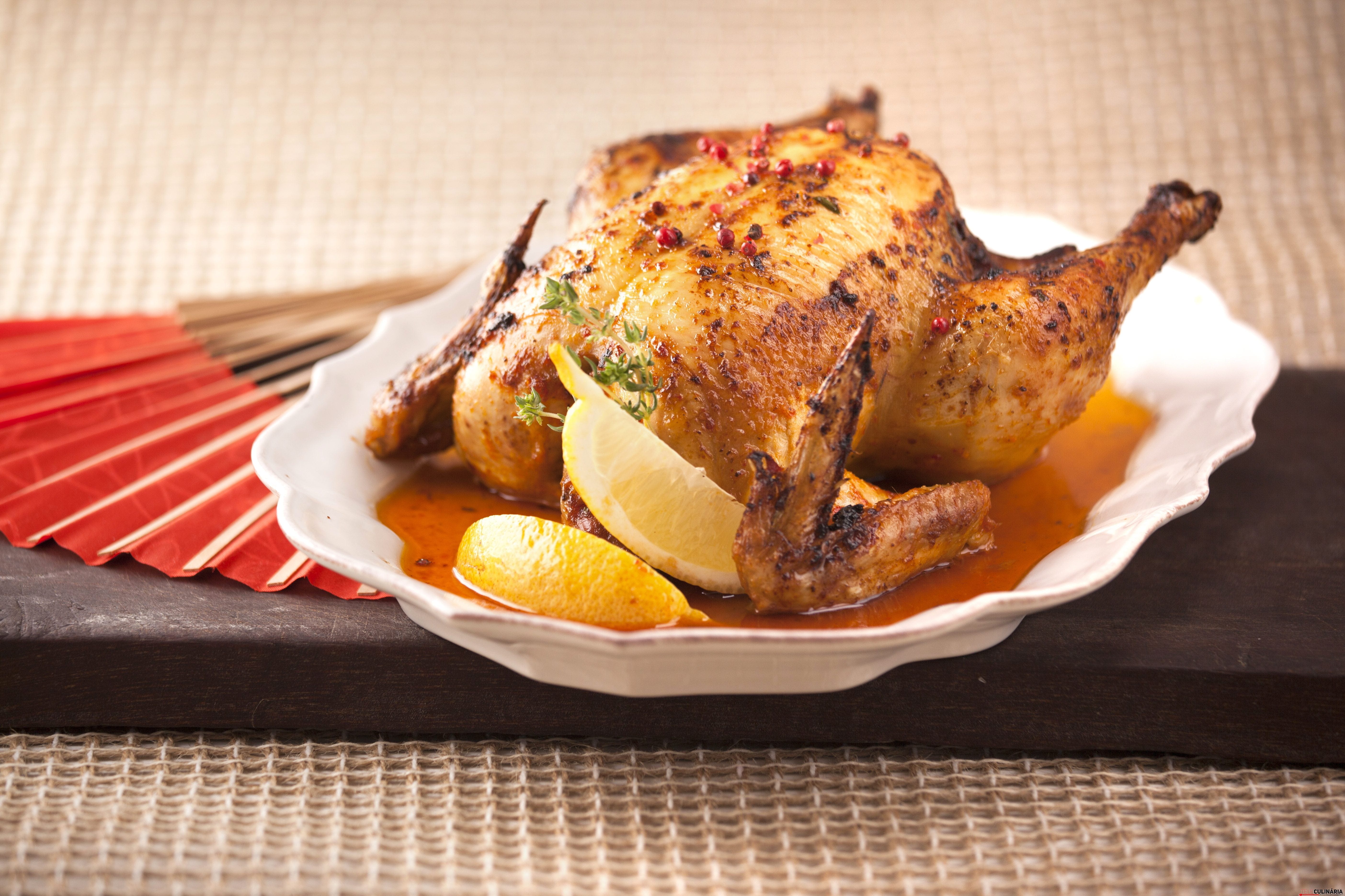 Frango no forno com Limao e Cerveja