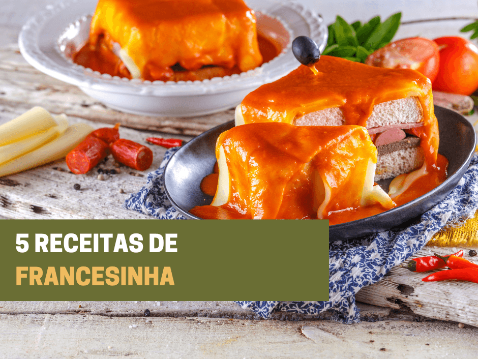 5 receitas de francesinha