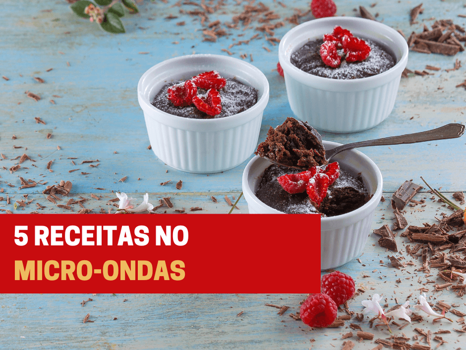 5 receitas no micro-ondas