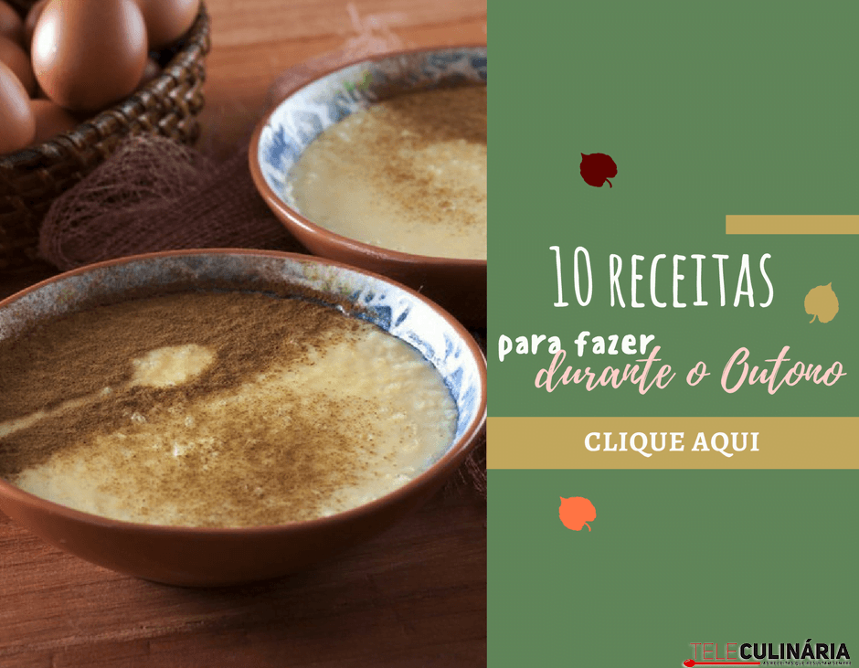 10 receitas para fazer durante o Outono