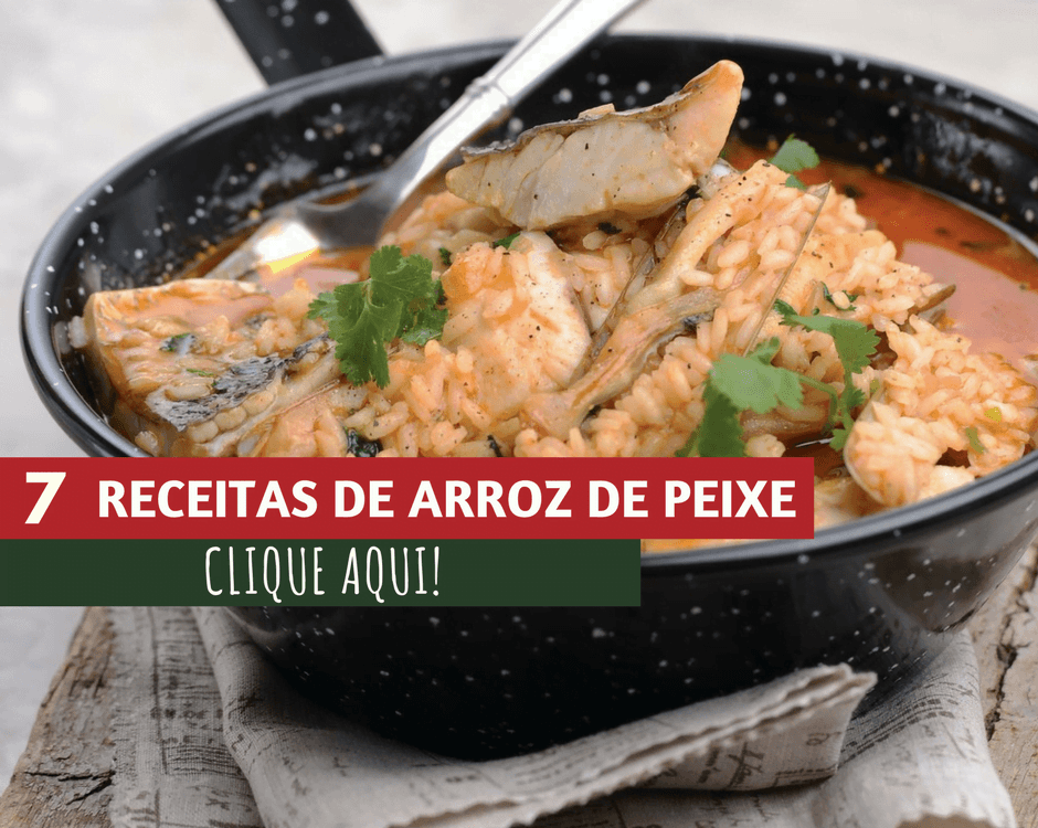 7 receitas de arroz de peixe