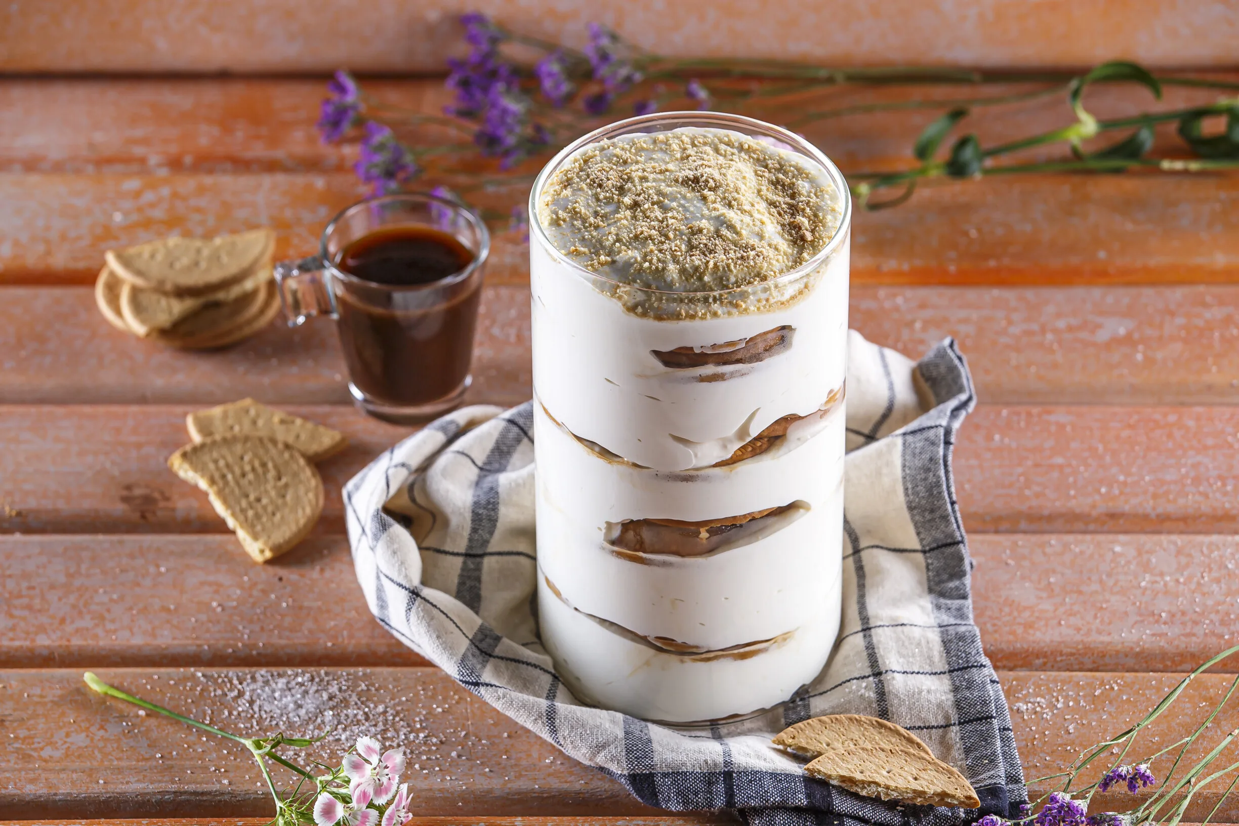 Delícia de café e requeijão