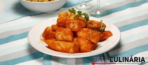 Lombos de peixe com cerveja