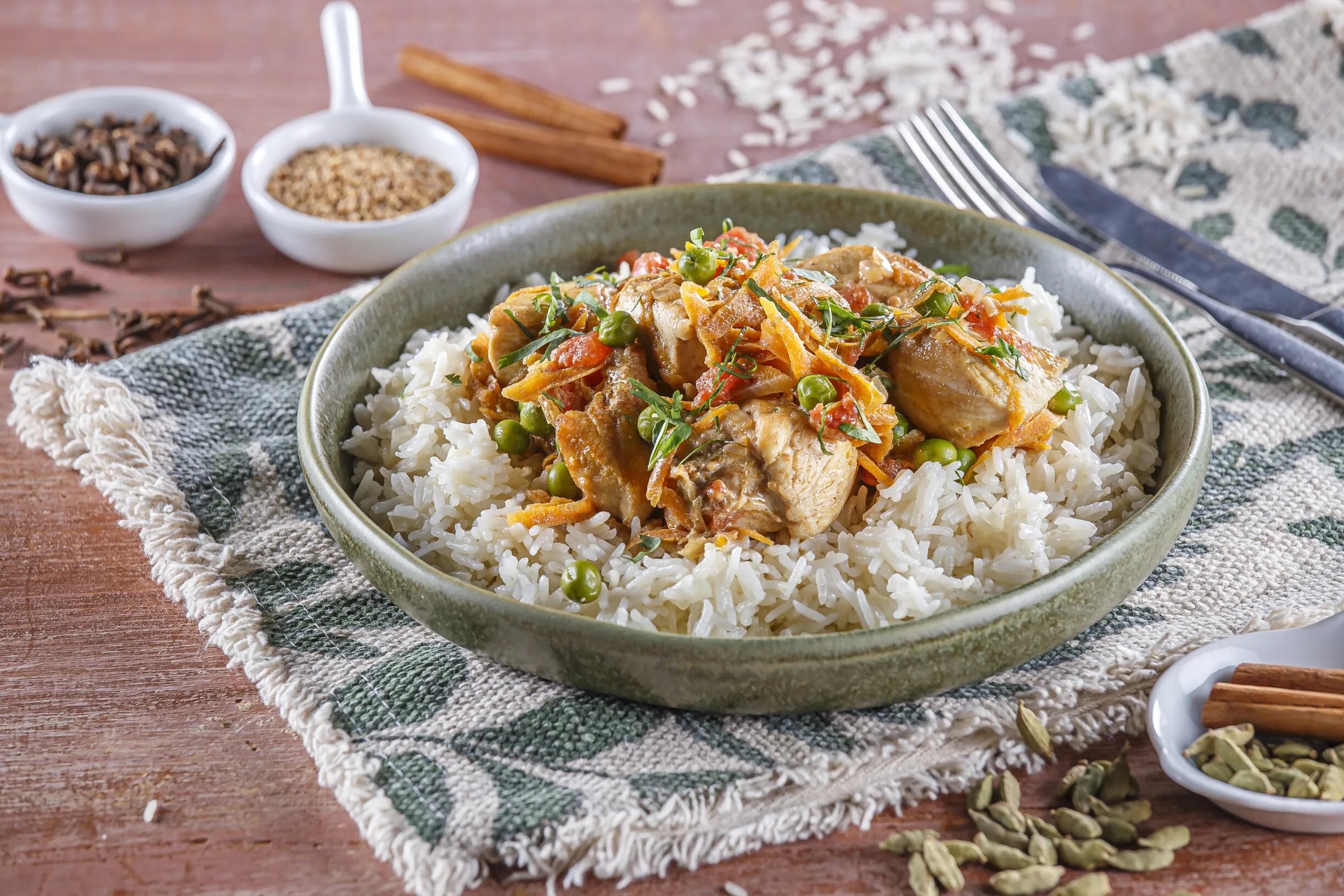 Frango com especiarias Frango com especiarias