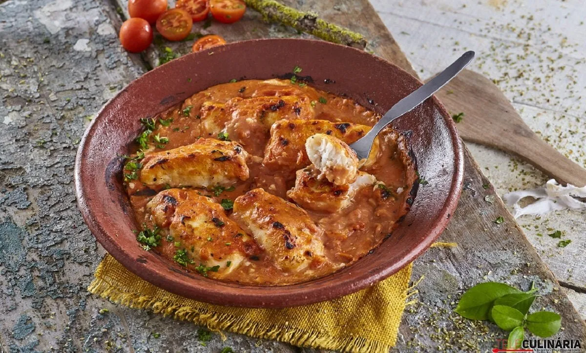 Pescada gratinada - receita fácil e rápida
