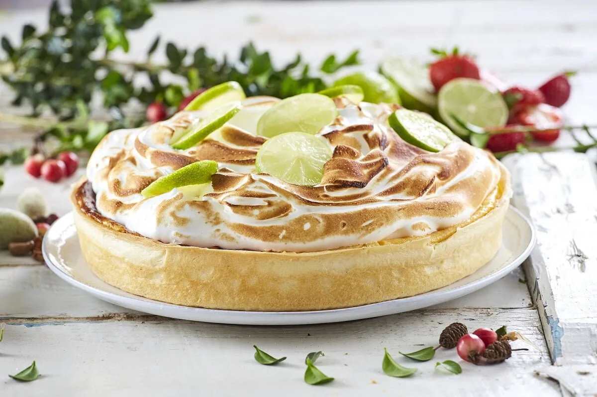 Tarte de lima merengada receita simples