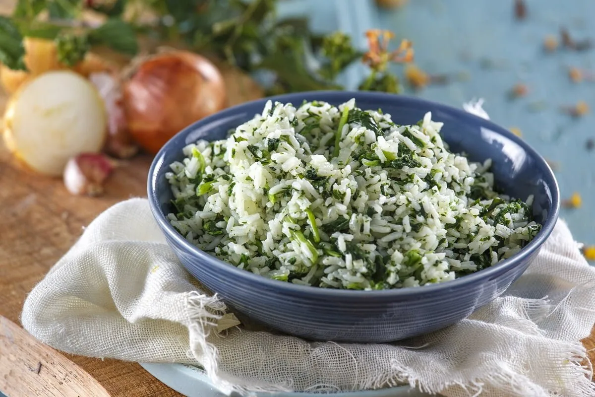 Arroz de grelos - Receita Fácil