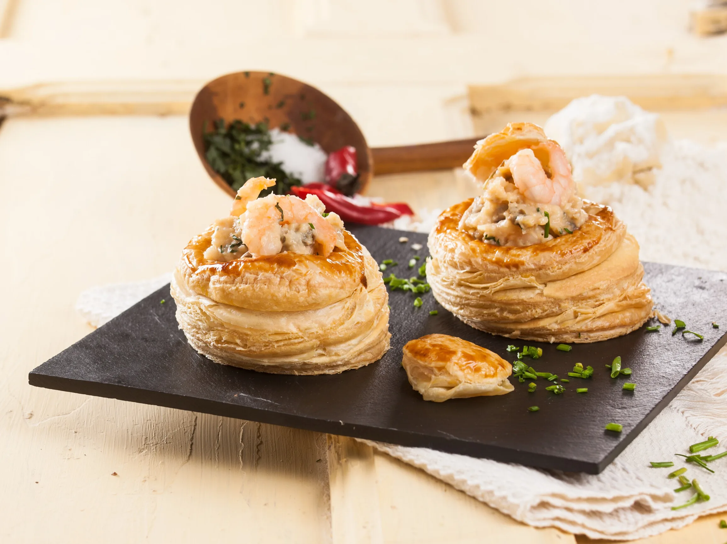 Vol-au-vent de marisco
