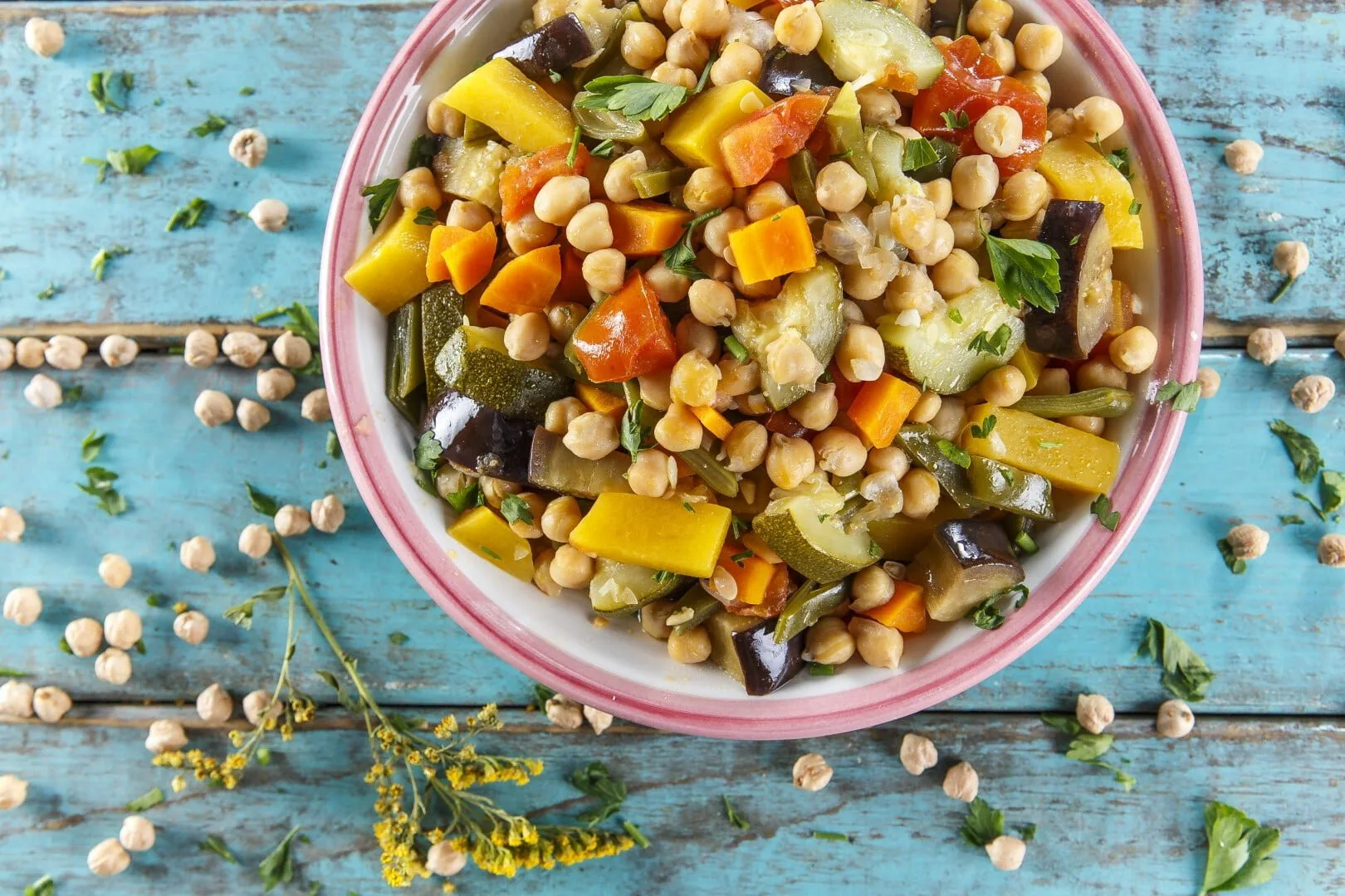 Grão com vegetais (receita especial para grávidas)