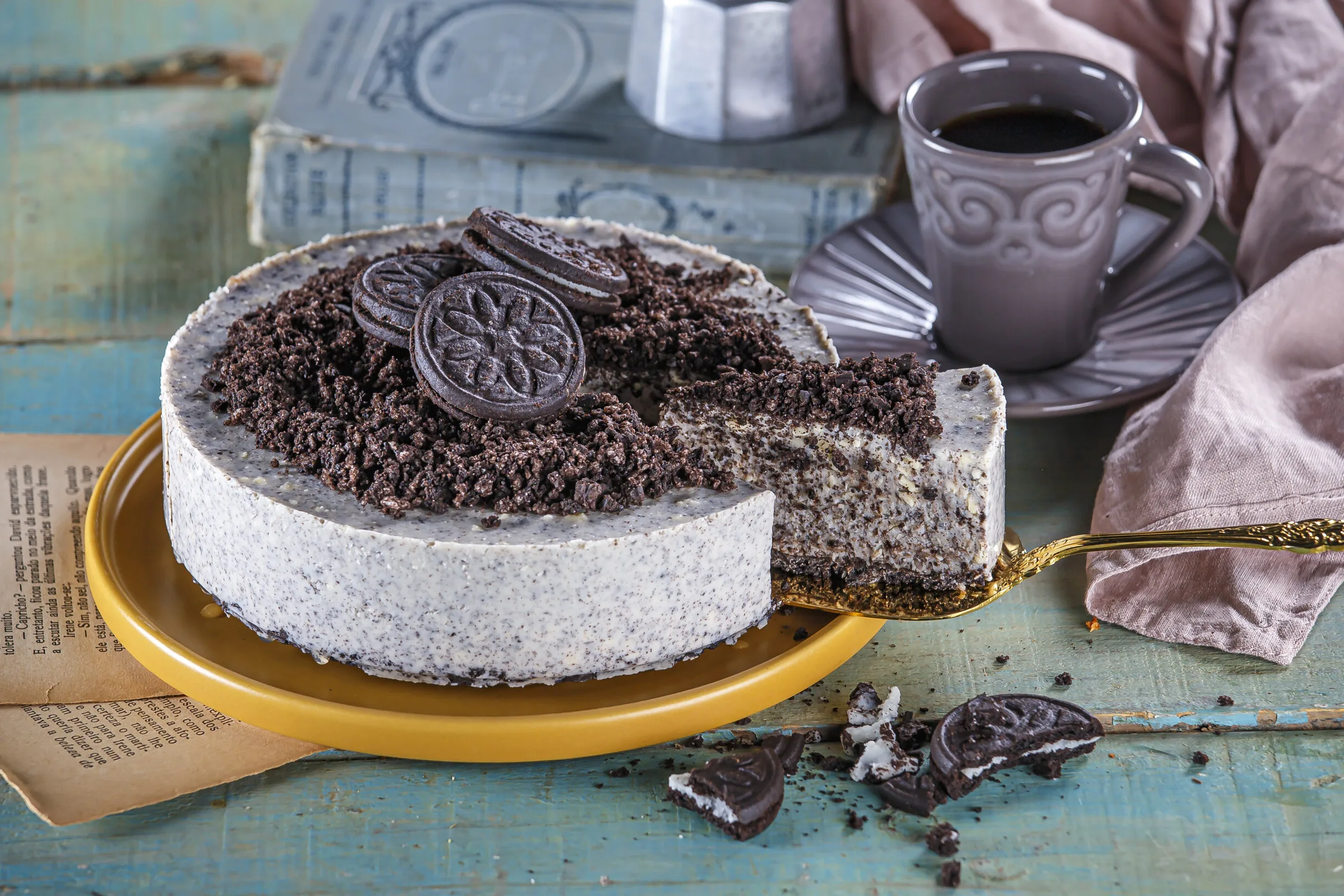 Cheesecake de oreo