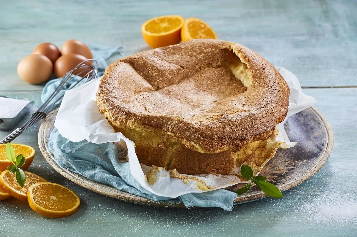 Receita fácil de Pão de ló de laranja