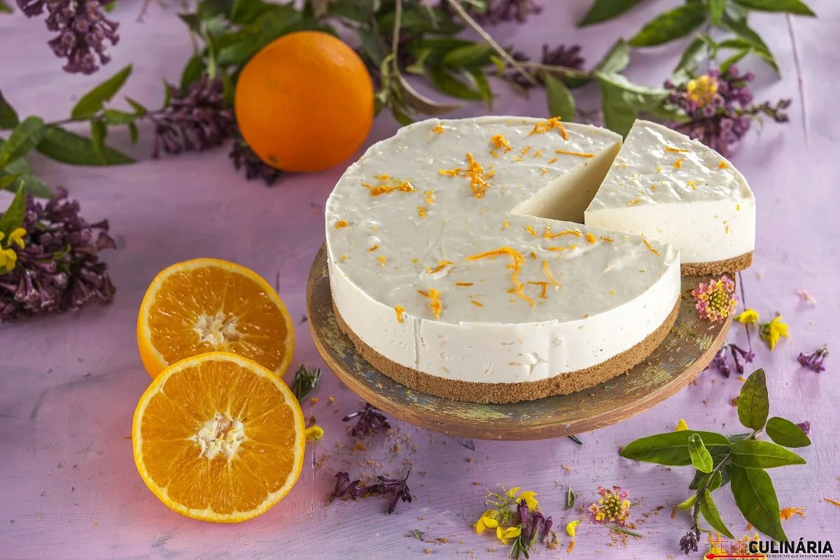 Cheesecake de laranja