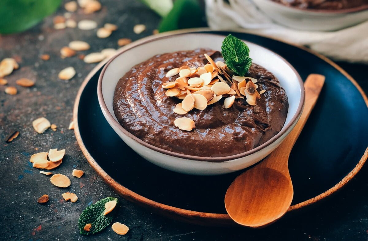 Mousse de Chocolate e Amendoim