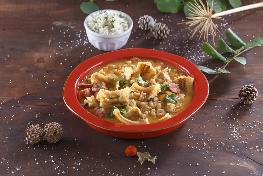 Feijoada de litão à moda de Olhão