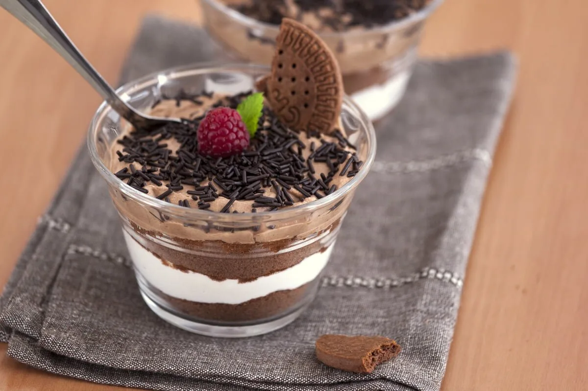 Delícia de bolachas de chocolate