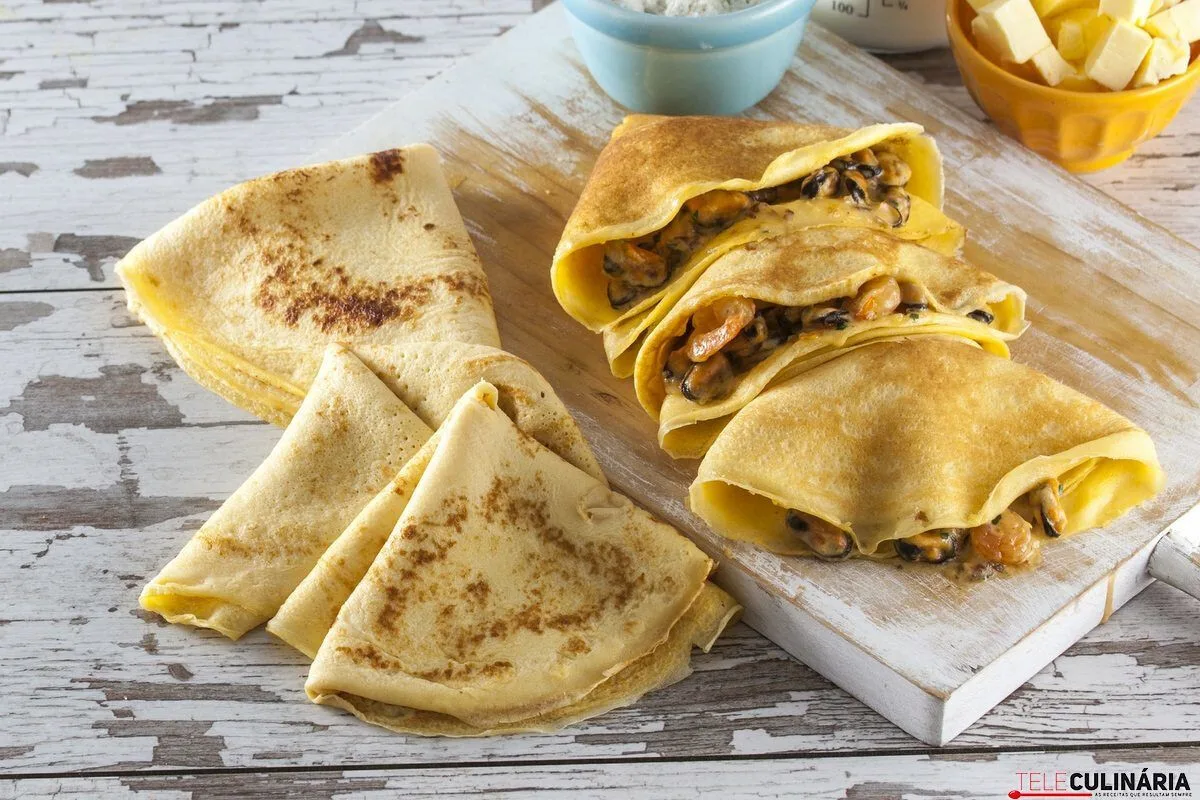 Crepes de marisco