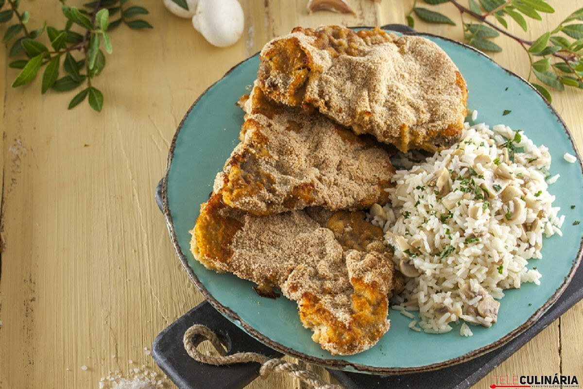Bife à milanesa de forno