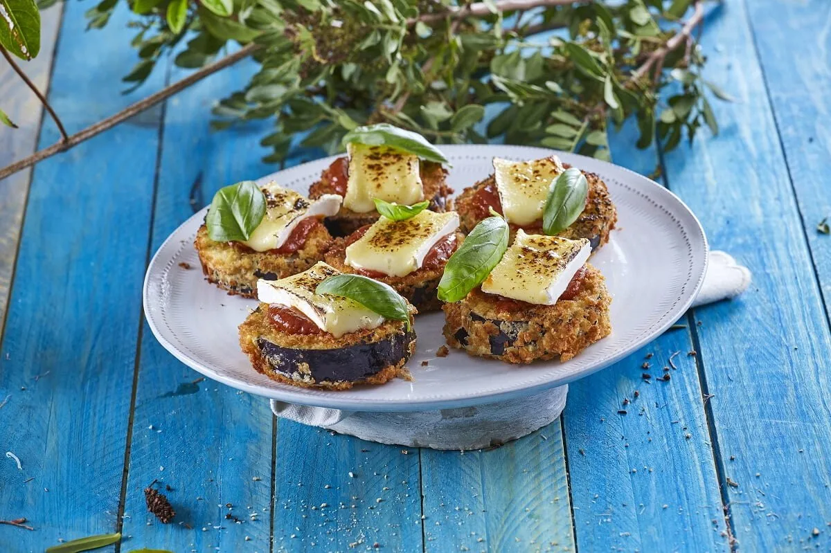 Beringela Recheada com Brie